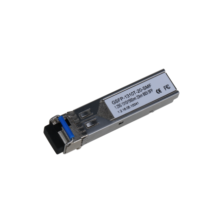 11815-(GSFP-1310T-20-SMF) DAHUA MODULO OPTICO GIGABIT TRANSCEPTOR DE FIBRA SFP MONOMODO SM PUERTO LC ENVIO 1310NM RECEPC