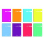 1188-CUADERNO SERIE PLASTIPAC BOLSILLO TAPA POLIPROPILENO 90 GRS. A-6 80 HOJAS CUADRICULA 5X5 SURTIDO PACSA 16410