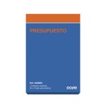 11903-TALONARIO 50 JUEGOS PRESUPUESTOS 4o NATURAL DUPLICADO CON IGIC DOHE 50090DI