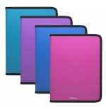 11931-CARPETA POLIPROPILENO CON CREMALLERA DIAGONAL VIVID A4+ COLORES SURTIDOS ERICH KRAUSE 59223