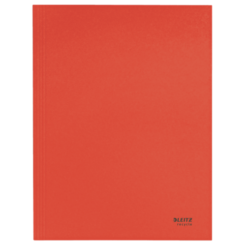 11940-CARPETA CARTON 3 SOLAPAS A4 RECYCLE 100% ROJO LEITZ 39060025