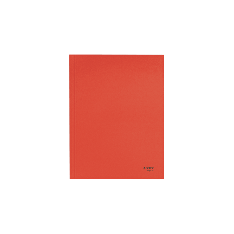 11940-CARPETA CARTON 3 SOLAPAS A4 RECYCLE 100% ROJO LEITZ 39060025