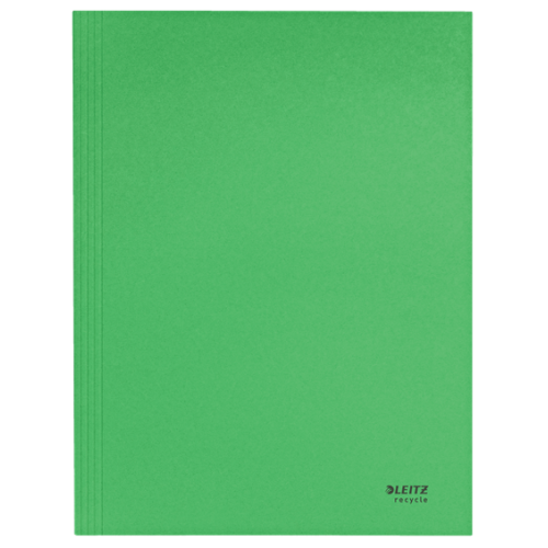 11944-CARPETA CARTON 3 SOLAPAS A4 RECYCLE 100% VERDE LEITZ 39060055
