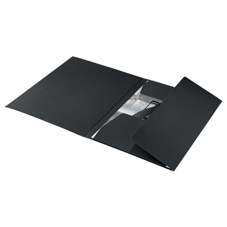 11947-CARPETA CARTON 3 SOLAPAS A4 RECYCLE 100% NEGRO LEITZ 39060095