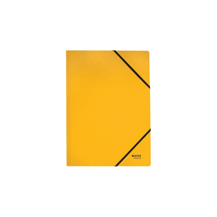 11948-CARPETA DE CARTON CON GOMAS Y SIN SOLAPAS A4 RECYCLE 100% AMARILLO LEITZ 39080015