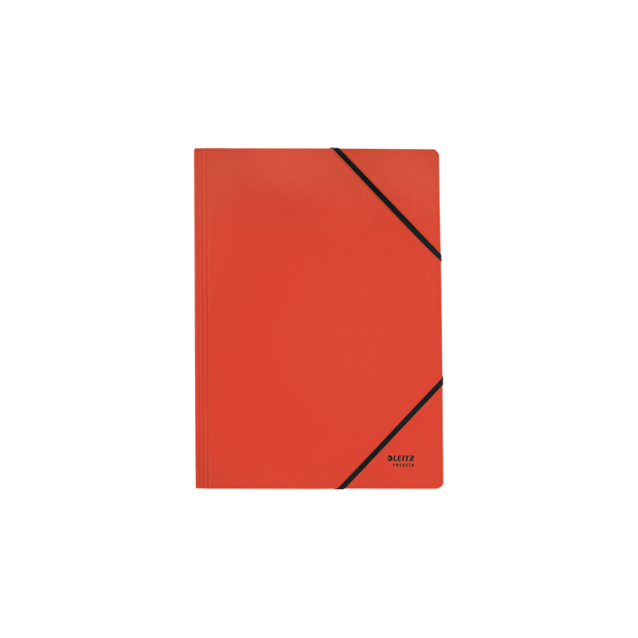 11950-CARPETA DE CARTON CON GOMAS Y SIN SOLAPAS A4 RECYCLE 100% ROJO LEITZ 39080025