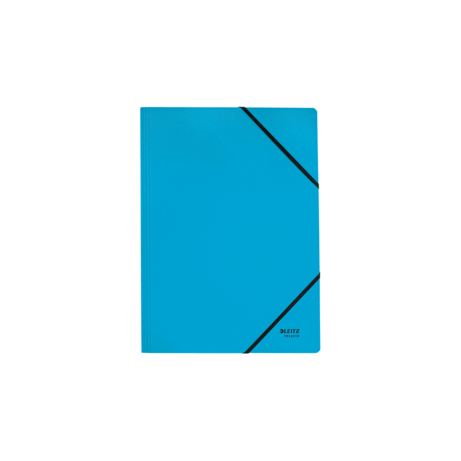 11952-CARPETA DE CARTON CON GOMAS Y SIN SOLAPAS A4 RECYCLE 100% AZUL LEITZ 39080035