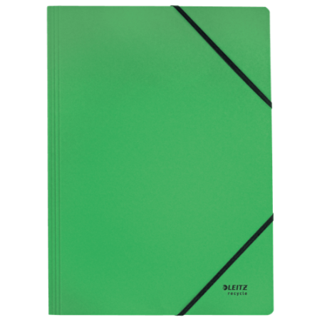 11954-CARPETA DE CARTON CON GOMAS Y SIN SOLAPAS A4 RECYCLE 100% VERDE LEITZ 39080055