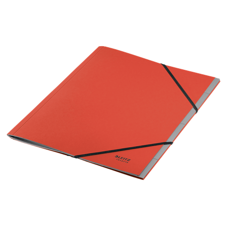 11959-CARPETA CLASIFICADORA DE CARTON 6 POSICIONES A4 RECYCLE 100% ROJO LEITZ 39140025