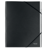 11964-CARPETA CLASIFICADORA DE CARTON 6 POSICIONES A4 RECYCLE 100% NEGRO LEITZ 39140095