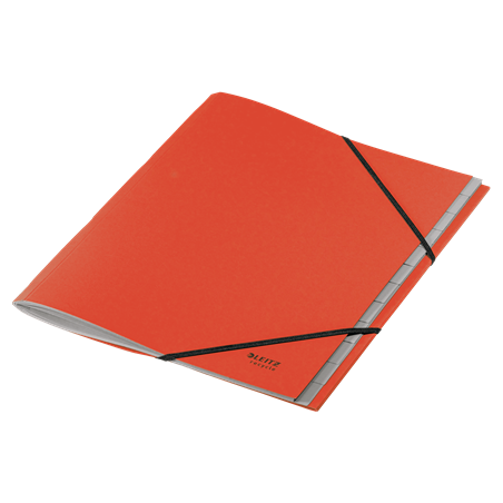 11967-CARPETA CLASIFICADORA DE CARTON 12 POSICIONES A4 RECYCLE 100% ROJO LEITZ 39150025