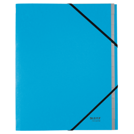 11968-CARPETA CLASIFICADORA DE CARTON 12 POSICIONES A4 RECYCLE 100% AZUL LEITZ 39150035