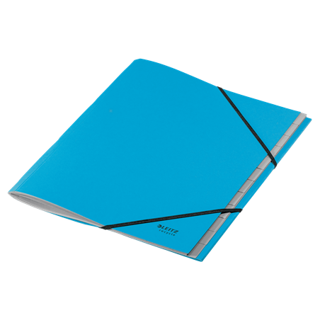11969-CARPETA CLASIFICADORA DE CARTON 12 POSICIONES A4 RECYCLE 100% AZUL LEITZ 39150035