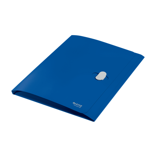 11978-CARPETA POLIPROPILENO 3 SOLAPAS Y CIERRE BROCHE GIRATORIO A4 RECYCLE AZUL LEITZ 46220035