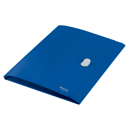 11978-CARPETA POLIPROPILENO 3 SOLAPAS Y CIERRE BROCHE GIRATORIO A4 RECYCLE AZUL LEITZ 46220035