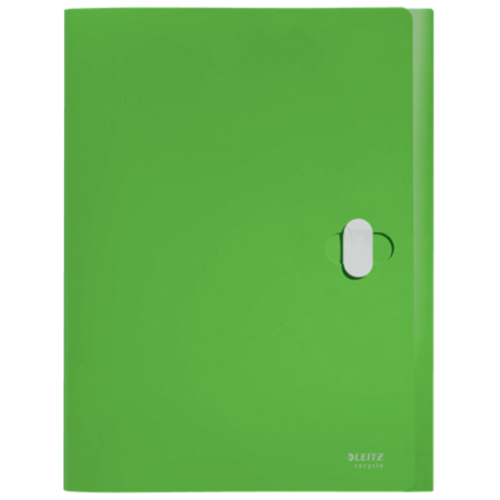 11991-CARPETA POLIPROPILENO DE PROYECTOS 38MM Y CIERRE BROCHE GIRATORIO A4 RECYCLE VERDE LEITZ 46230055
