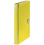 11992-CARPETA POLIPROPILENO ACORDEON 5 POSICIONES+BOLSILLO FRONTAL BROCHE GIRATORIO A4 RECYCLE AMARILLO LEITZ 46240015