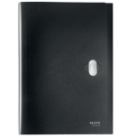 12000-CARPETA POLIPROPILENO ACORDEON 5 POSICIONES+BOLSILLO FRONTAL BROCHE GIRATORIO A4 RECYCLE NEGRO LEITZ 46240095