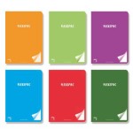 1201-LIBRETA FLEXIPAC TAPA PLASTICO 90 GRS. A-5+ 48 HOJAS CUADRICULA 4X4 CON MARGEN SURTIDO PACSA 20046