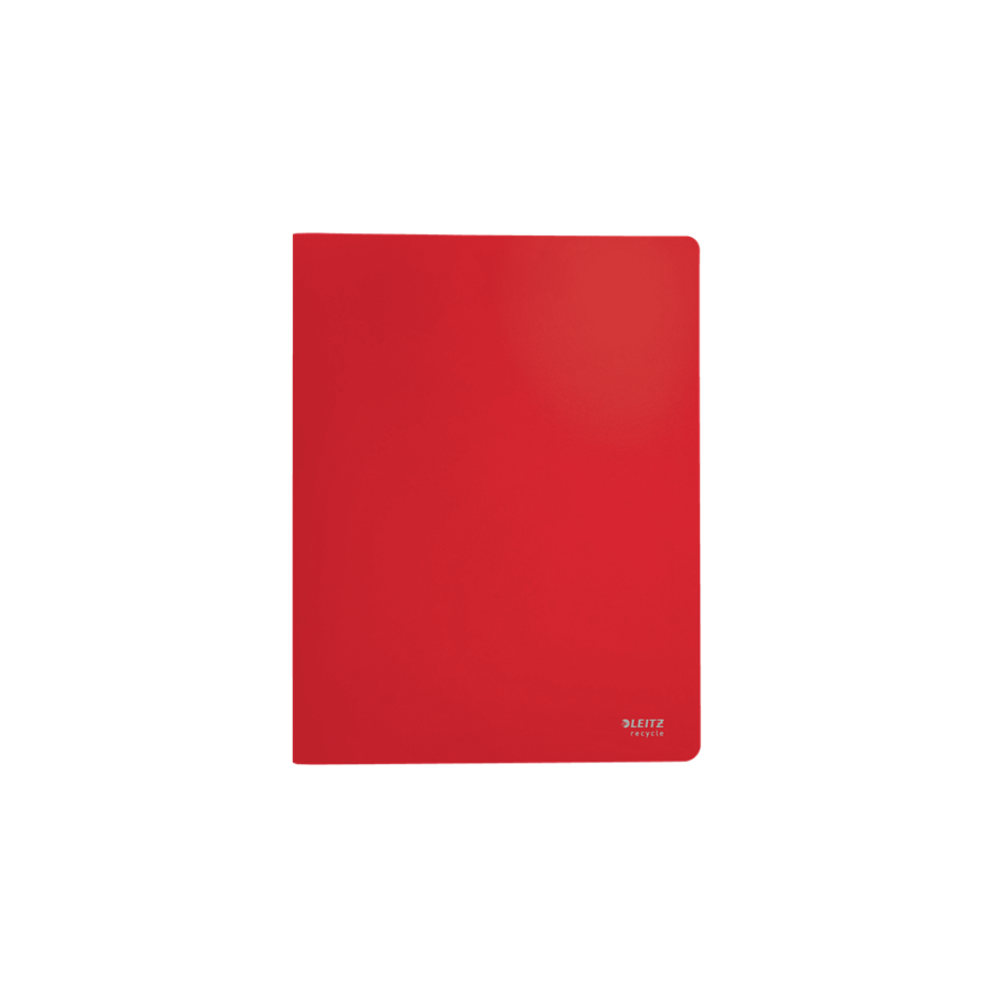 12014-CARPETA POLIPROPILENO CON 40 FUNDAS A4 RECYCLE ROJO LEITZ 46770025