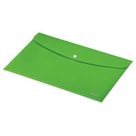 12029-SOBRES POLIPROPILENO OPACO A4 CON BROCHE BOTON RECYCLE VERDE LEITZ 46780055