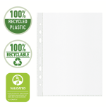 12043-CAJA 100 FUNDAS POLIPROPILENO MULTITALADRO REFORZADA PIEL NARANJA A5 RECYCLE 70 MICRAS ESSELTE 627495