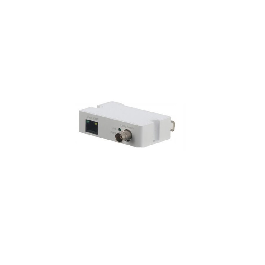 12047-(DH-LR1002-1ET) DAHUA CONVERTIDOR TRANSMISOR RJ45 - BNC, 400M/100MBPS & 1000M/10MBPS, ETHERNET DE LARGO ALCANCE A