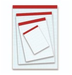 1207-BLOC DE NOTAS SIN TAPA 60 GRS. FOLIO (215X310MM.) 80 HOJAS CUADRICULA 4X4 PACSA 18136