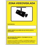 12074-SENAL HOMOLOGADA AVISO CAMARAS DE VIGILANCIA 24 HORAS 210x297MM PVC AMARILLO ARCHIVO2000 6172-09 AM