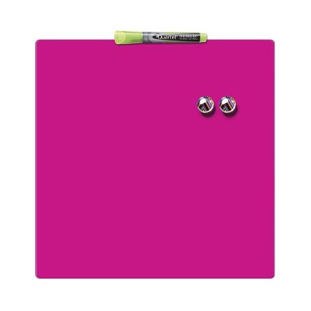 12082-PIZARRA MAGNETICA 360X360MM FACSIA NOBO 1903803