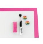 12093-PIZARRA MAGNETICA 430X585MM MARCO FUCSIA NOBO 2104177