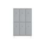 12101-TAQUILLA 300 3 MODULOS 2 PUERTAS 180x900x50CM RAL7035 ROCADA T303M2P7035-7035