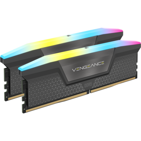 12113-MEMORIA CORSAIR DDR5 32GB 2X16GB PC6000 VENGEANCE RGB CMH32GX5M2B6000Z30K