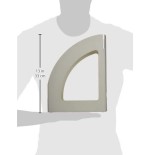 12130-REVISTERO ECOGREEN BLANCO 100% RECICLADO Y RECICLABLE A4 Y FOLIO 250X80X320 MM GRIS ARCHIVO 2000 2003 GS