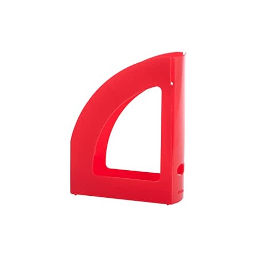 12131-REVISTERO ECOGREEN BLANCO 100% RECICLADO Y RECICLABLE A4 Y FOLIO 250X80X320 MM ROJO ARCHIVO 2000 2003 RJ