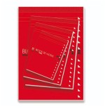 1215-BLOC DE NOTAS CON TAPA 60 GRS. FOLIO (215X310MM.) 80 HOJAS CUADRICULA 4X4 PACSA 18900