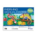 12160-BLOC 10 HOJAS MANUALIDADES PAPEL CHAROL FABRIANO S0400007