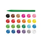 12169-CAJA 24 PLASTICERAS COLORES SURTIDOS CARIOCA 42880