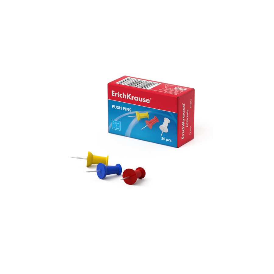 12198-CAJA 50 PINCHOS DE COLORES ERICH KRAUSE 24877