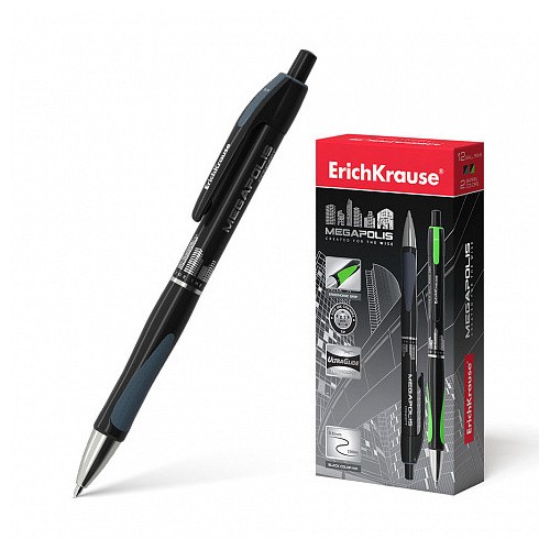 12202-BOLIGRAFO DE BOLA AUTOMATICO MEGAPOLIS CONCEPT, COLOR DE LA TINTA: NEGRO ERICH KRAUSE 32