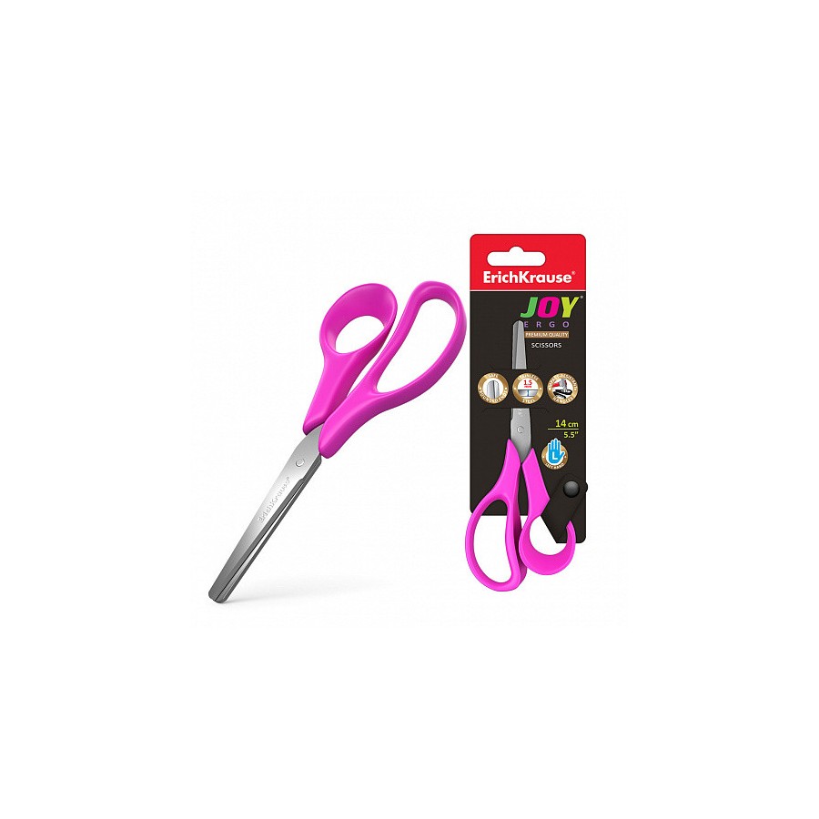 12208-TIJERA PARA ZURDOS JOY ERGO 14CM ERICH KRAUSE 35146