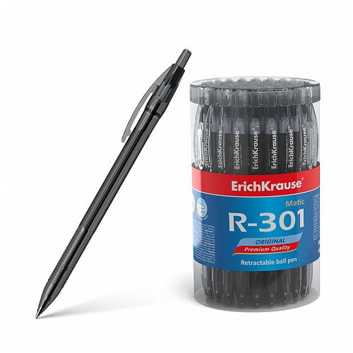 12234-BOLIGRAFO DE BOLA AUTOMATICO R-301 ORIGINAL MATIC 0.7, COLOR DE LA TINTA: NEGRO ERICH KRAUSE 46765