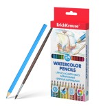 CAJA 24 LAPICES ACUARELABLES COLORES SURTIDOS CON PINCEL ERICH KRAUSE 50534