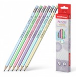 12274-LAPIZ DE GRAFITO TRIANGULAR CON GOMA PASTEL HB ERICH KRAUSE 56006