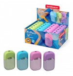 12281-SACAPUNTAS DE PLASTICO S-SHARP CON DEPOSITO, COLOR: SURTIDO ERICH KRAUSE 56035