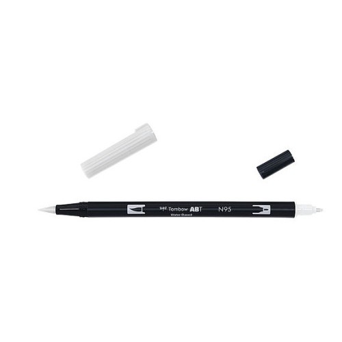 12337-ROTULADOR DOBLE PUNTA PINCEL DUAL BRUSH-N95 - COLOR COOL GREY 1. TOMBOW ABT-N95