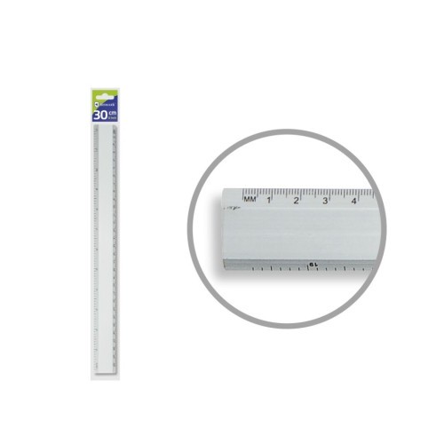 12433-REGLA ALUMINIO 30 CM BISMARK 314301
