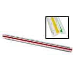 12436-ESCALIMETRO PLASTICO 30 CM BISMARK 303641