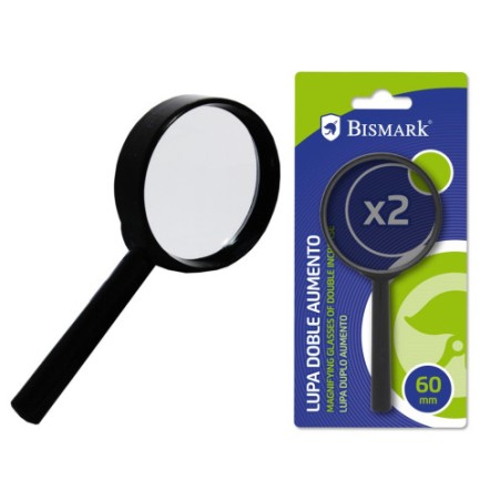 12443-LUPA DOBLE AUMENTO DIAMETRO 50 MM BISMARK 330646