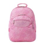 12466-MOCHILA ESCOLAR PALMERAS ROSAS - CRAYOLES TOTTO MA04ECO029-2210N-8IE